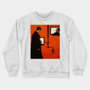 I think I see myself on CCTV - Minho fanart Crewneck Sweatshirt